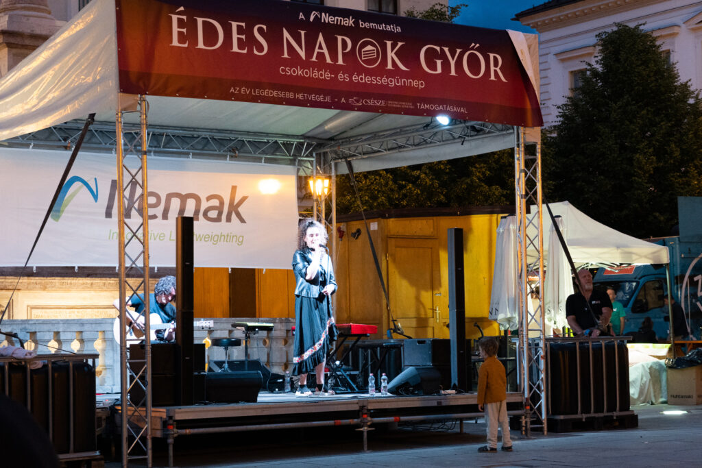 Stadtfest in Győr mit guter Musik