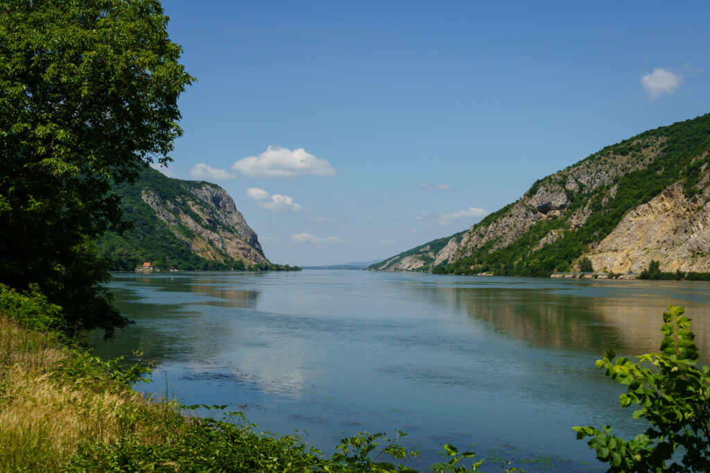 Ab hier ist die Donau wieder eng