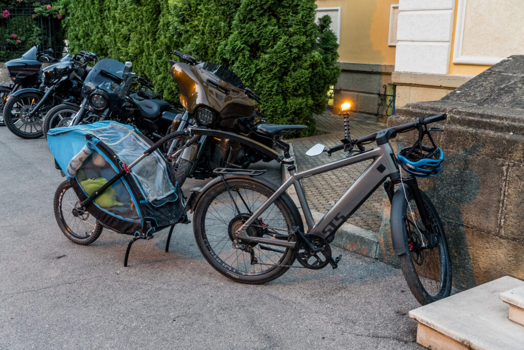 Bitte unserem Hotel - ein e-Moped aus der Schweiz
