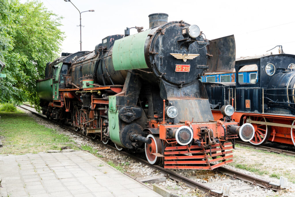 Eine alte Lok der bulgarischen Bahnen - ursprünglich eine 52er aus Deutschland
