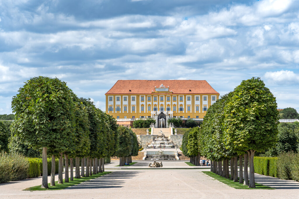 Der Schlosshof von Schloss Hof