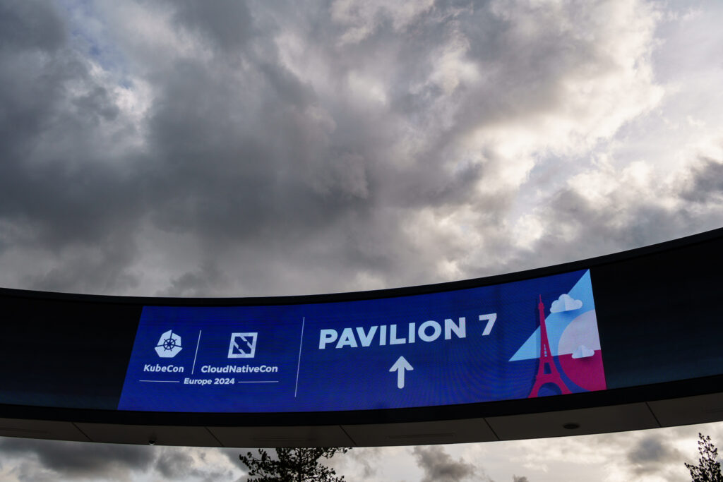 CloudNativeCon findet oben statt auf Wolke 7 ... äh ... Pavillon 7