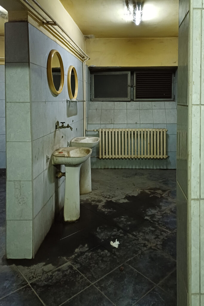 Das WC wunde seit der letzten Renovierung 2005 auch nicht mehr geputzt