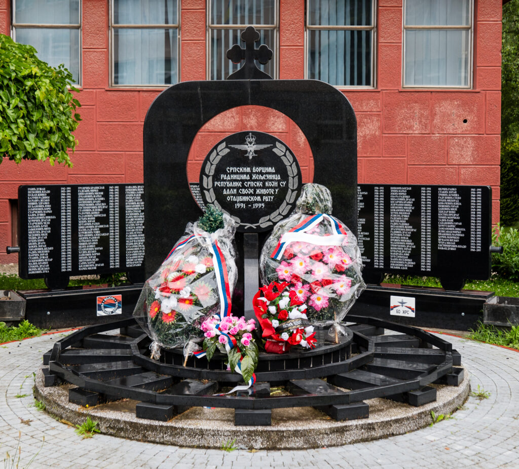 Denkmal für Eisenbahner die im Bürgerkrieg getötet wurden