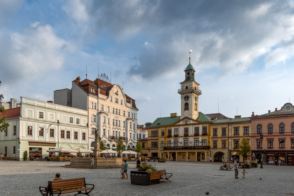 Das Rathaus auf polnischer Seite