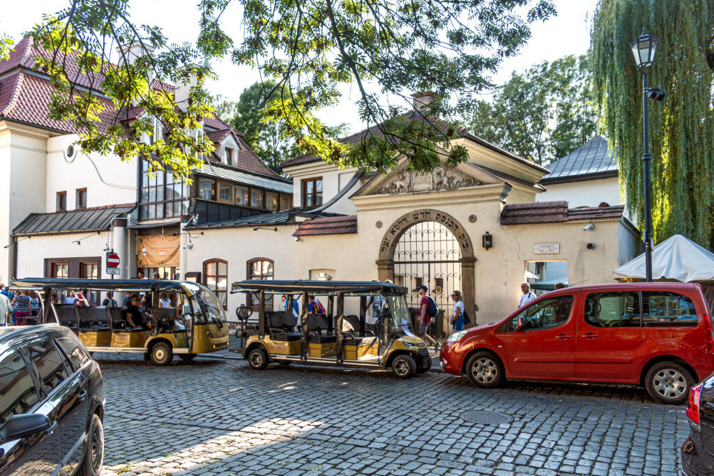 Kazimierz ist ganz schon touristisch (hier: Remuh Synagoge)