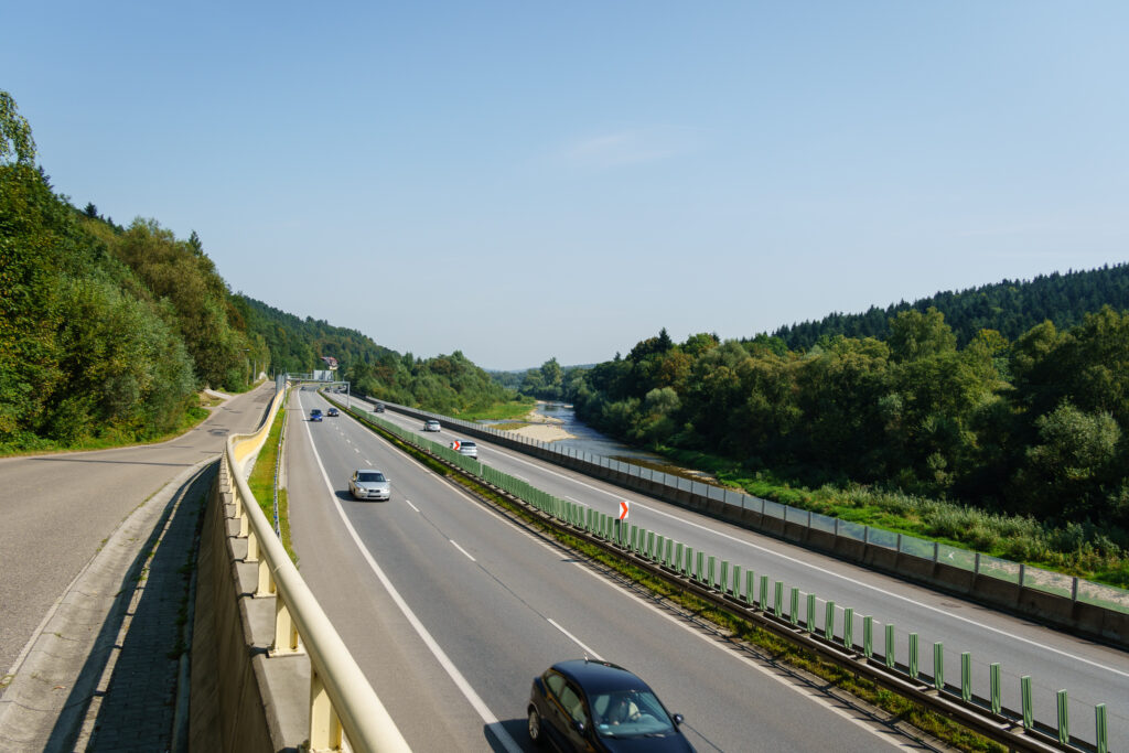 Die Autobahn stört etwas die Aussicht