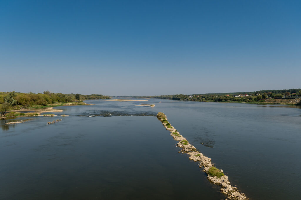 Die Weichsel queren wir dann per Brücke