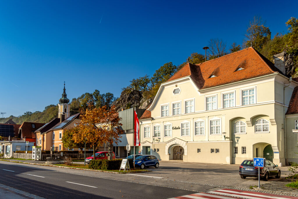 Dorf Idyll in der Nebensaison