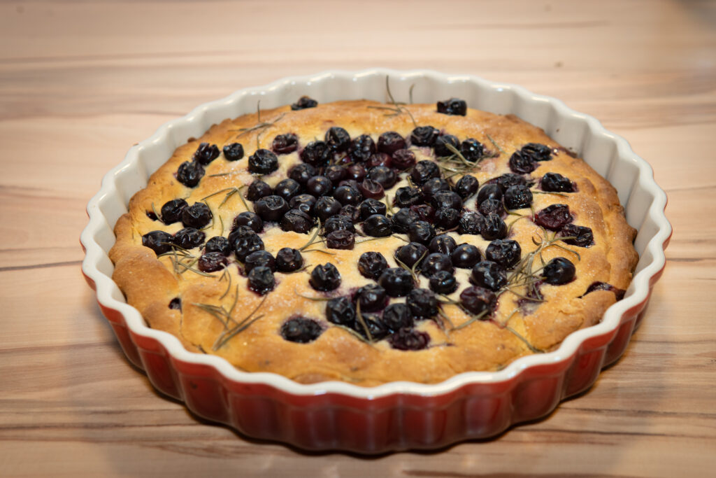 Der letzte Traubenkuchen der Saison