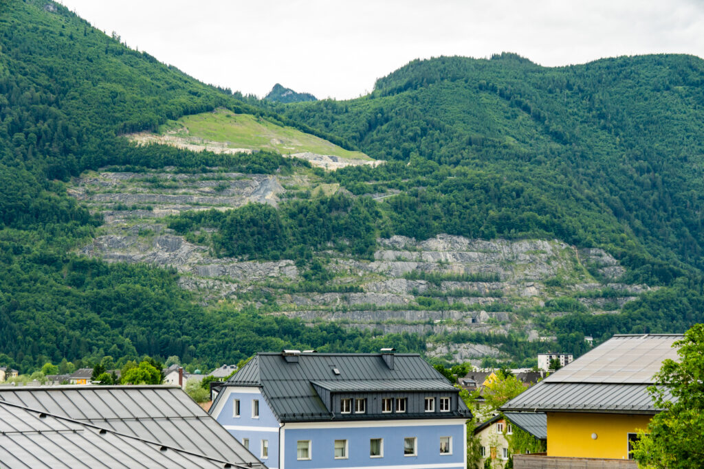 Der Steinbruch ist nach wie vor in Betrieb