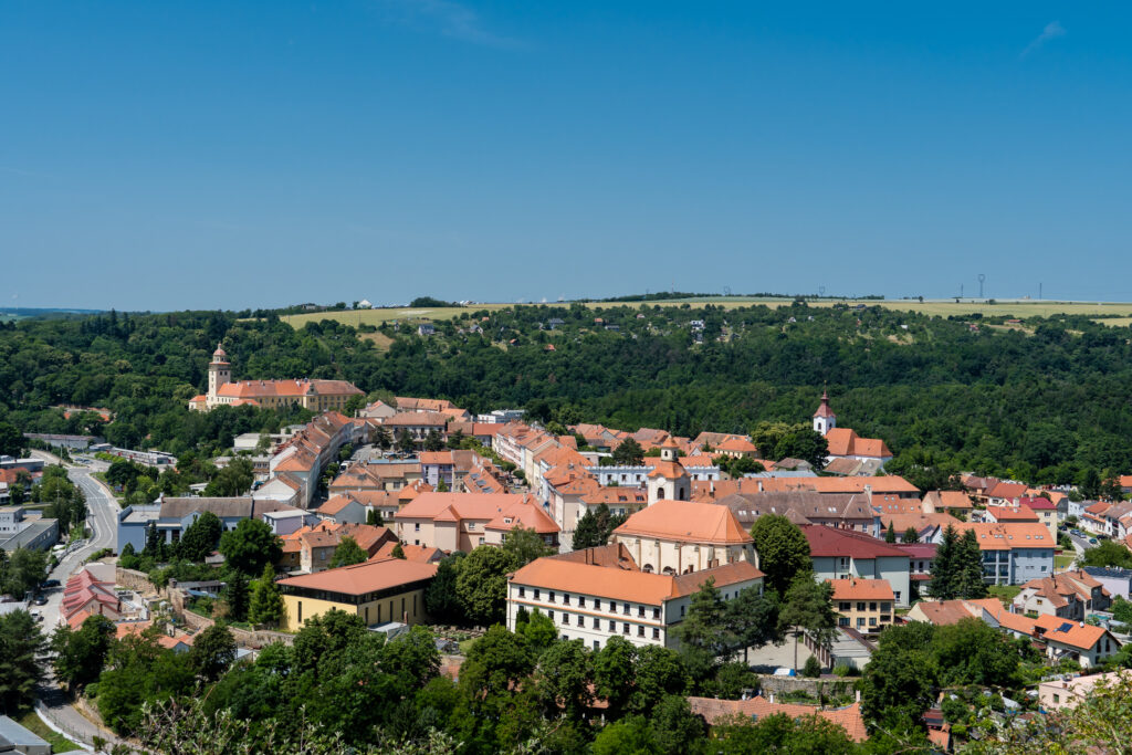 Moravský Krumlov ist deutlich weniger imposant als das Böhmische