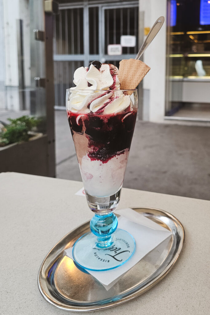 Zum Abschluss haben wir uns ein Eis verdient