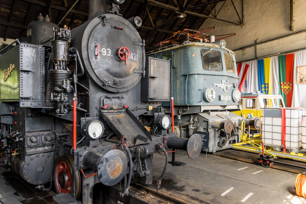 Diese 93er und auch die 1040 sind noch betriebsfähig.