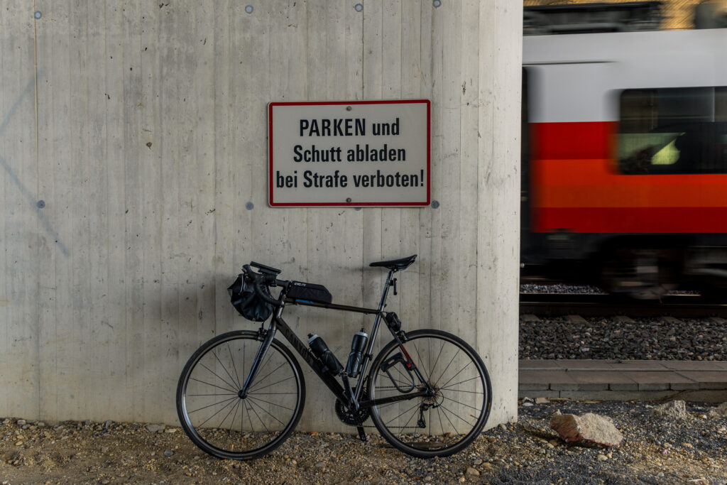 Wenn der Schranken zu ist, muss ich aber da PARKEN!