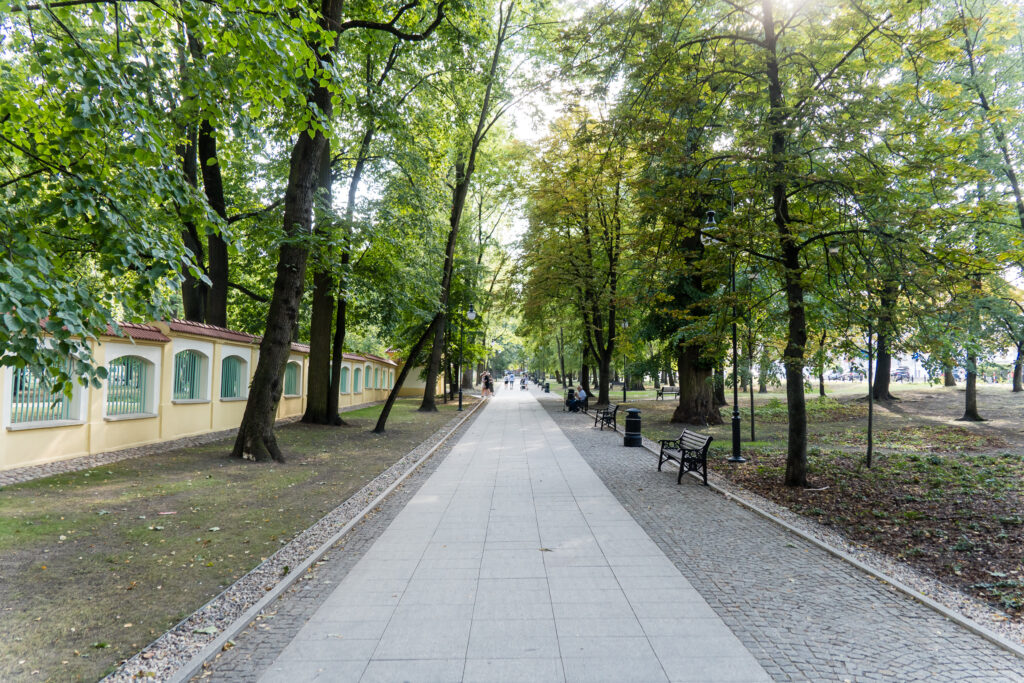 Viel Grün in der Stadt
