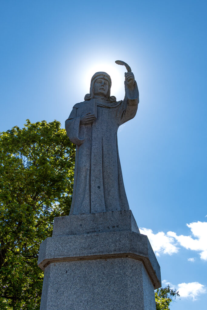 Mikołaj Michnowicz mit Heiligenschein