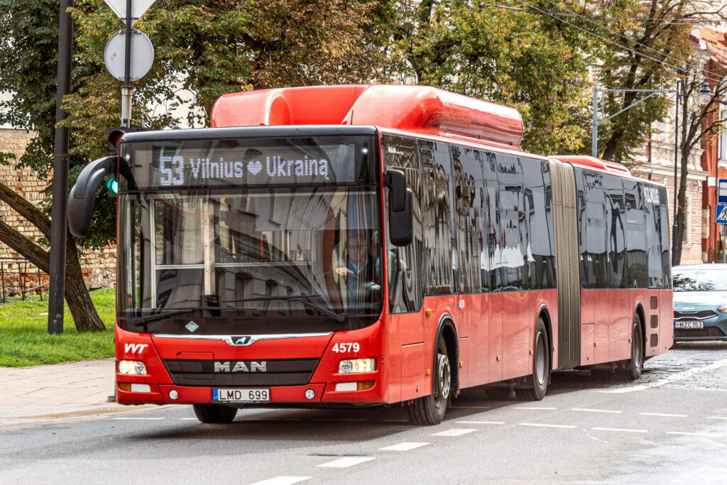 Vilnius ♥️ Ukraine - auf jedem Bus