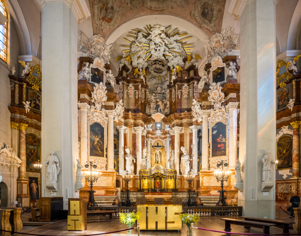 Universitätskirche ist aber auch sehr barock