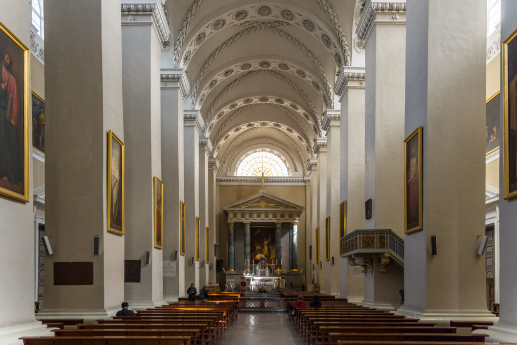 Die katholische Kathedrale - wir schließen uns Döblin an