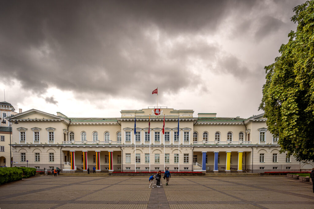 Präsidentenpalast vor dem nächsten Regen