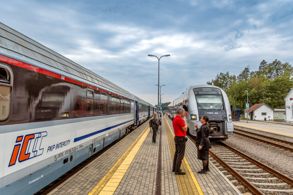 Umspuren durch Umsteigen