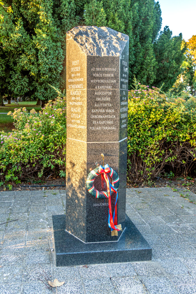 Gedenken an die Pfingsthinrichtungen in Kapuvár, 1919