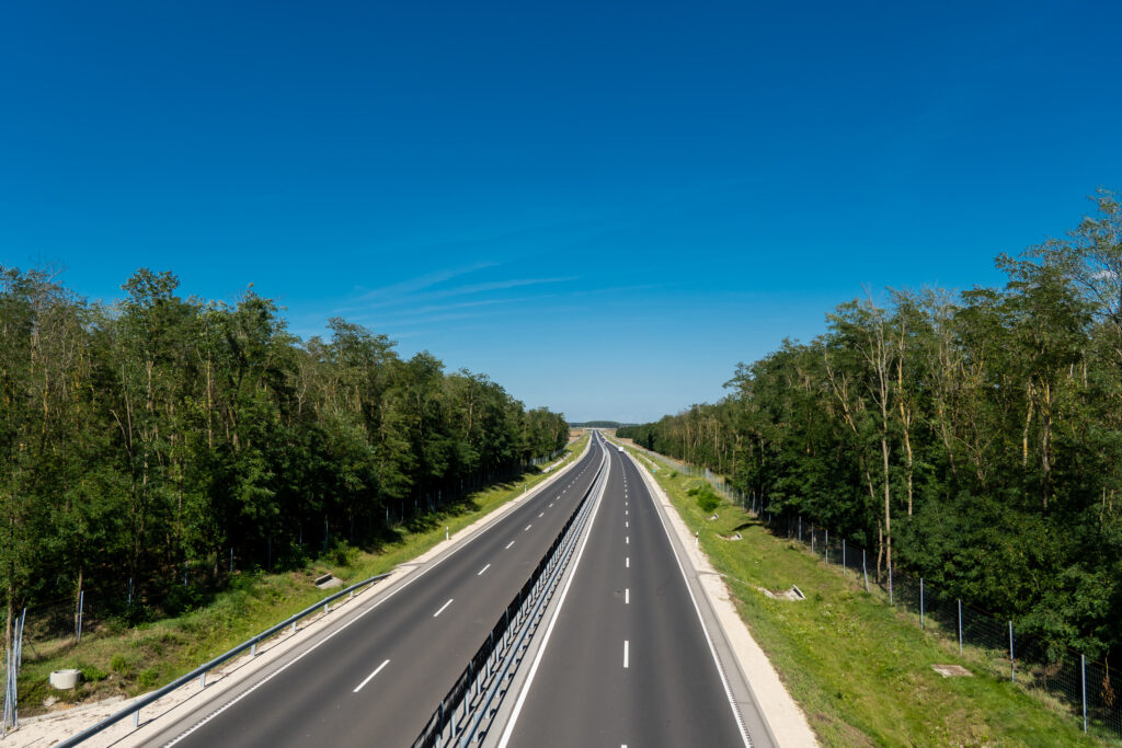 Autobahn (fast) ohne Autos
