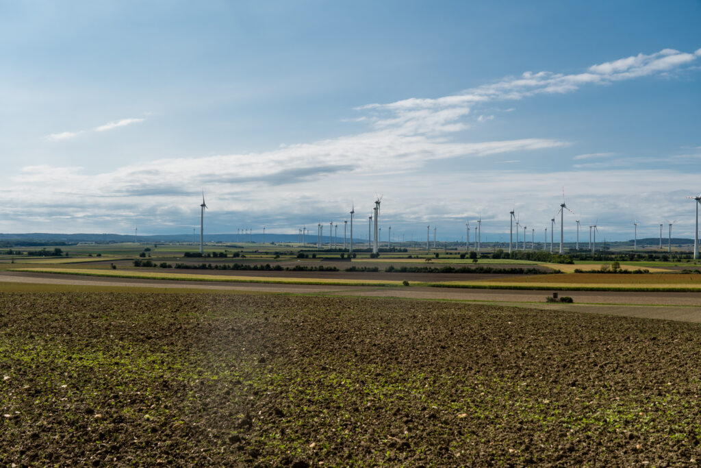 Wind - fleißig bei der Arbeit