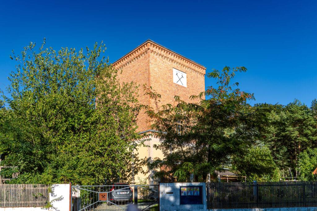 Der alte Förderturm von Helenenschacht