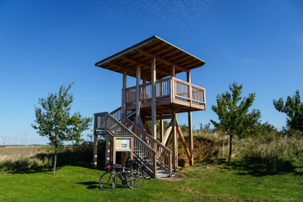 Aussichtsturm für Vögel - hat aber vielleicht vor 300 Jahren so ähnlich ausgesehen