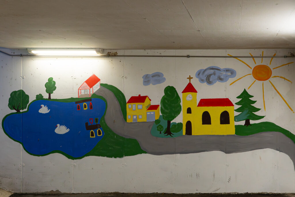 Bernhardsthal in 2D - und mit Sonne