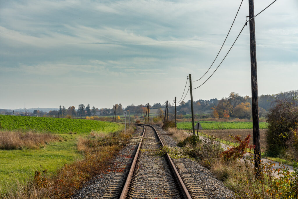 Nebenbahn im Weinviertel - eingestellt natürlich