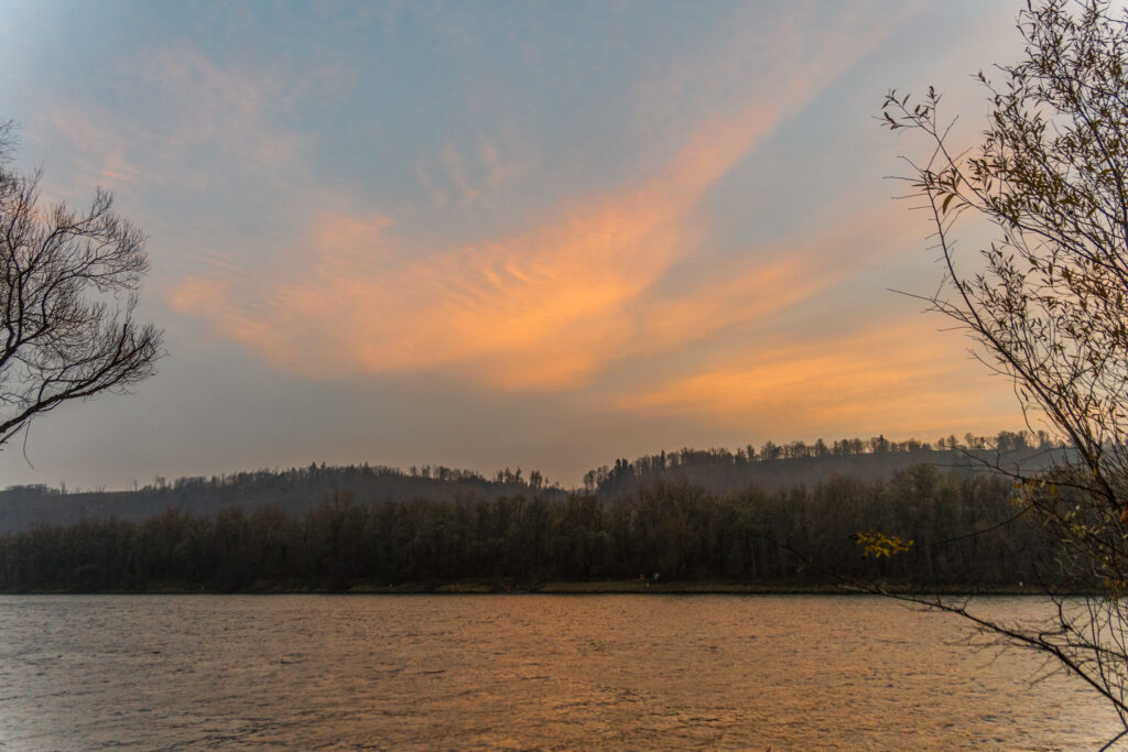 Einen Rest Sonne gab es doch noch