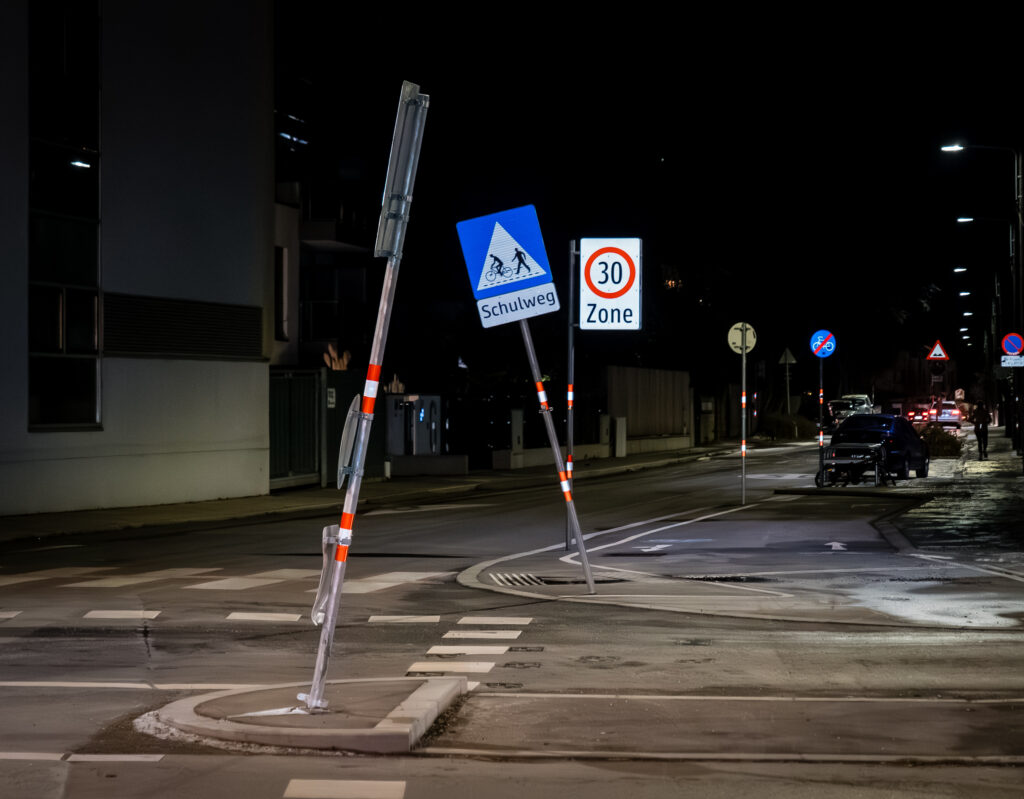 Jetzt hat es auch das hintere #sadsign erwischt