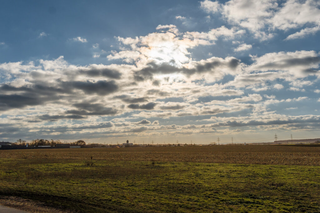 Die Sonne ziert sich ein bisschen
