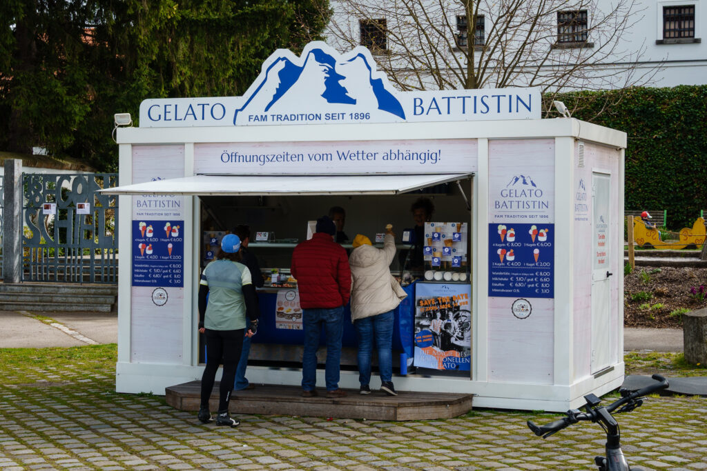 Das Wetter war günstig fürs Eis