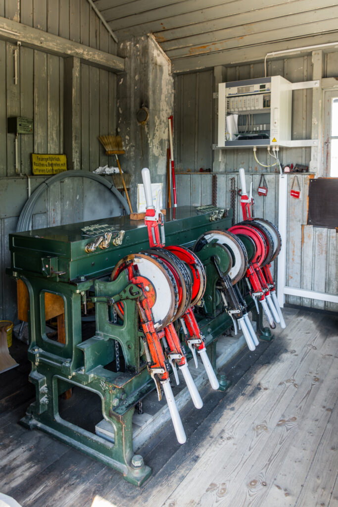 Der Stelltisch ist noch immer in Betrieb