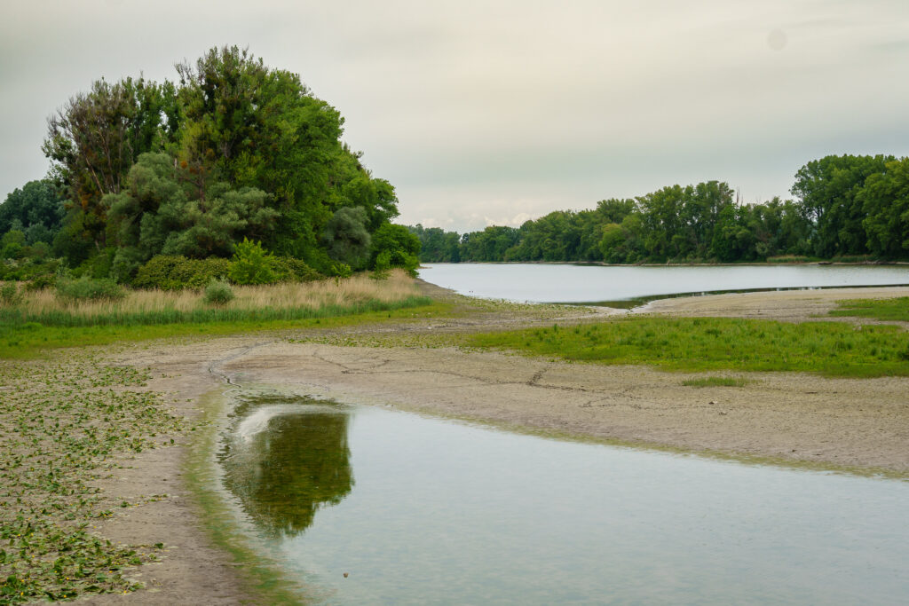 Jetzt ist eine Landbrücke entstanden