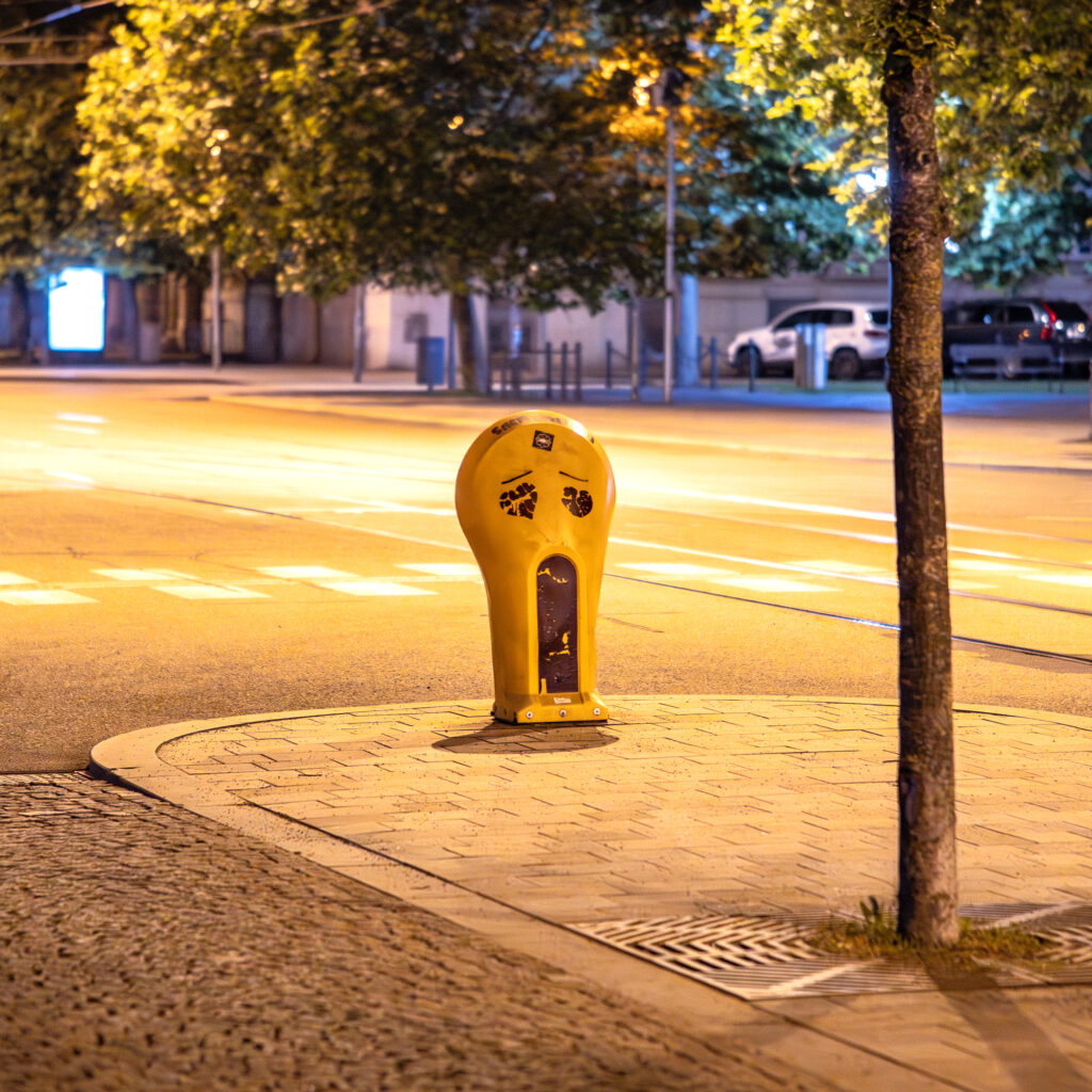 Der Schrei am Straßenrand von Edvard Munch